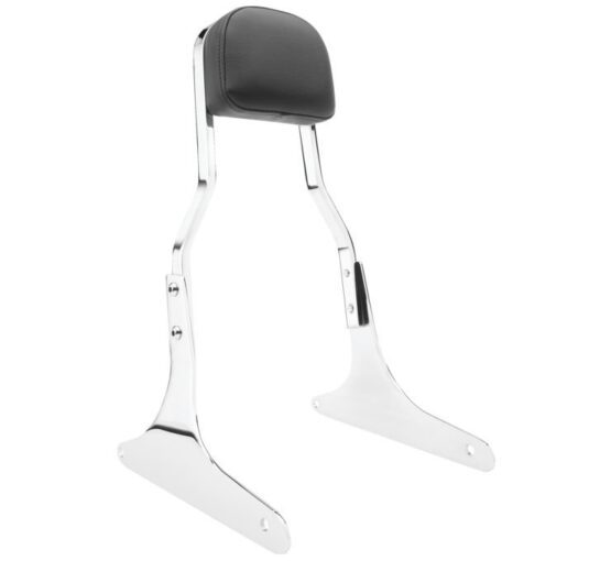 Short Square 14" Sissy Bar Chrome