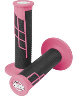 Clamp On 1/2 Waffle Grip System - Neon Pink & Black