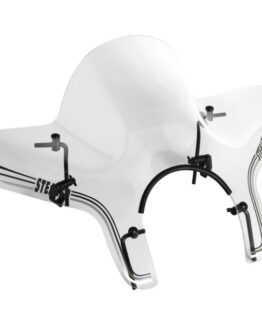 SS-20 Stealth Handlebar Mount Windshield 14" Clear