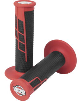 Clamp On 1/2 Waffle Grip System - Red & Black