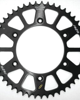 Works Triplestar Aluminum Rear Sprocket 49T - Black