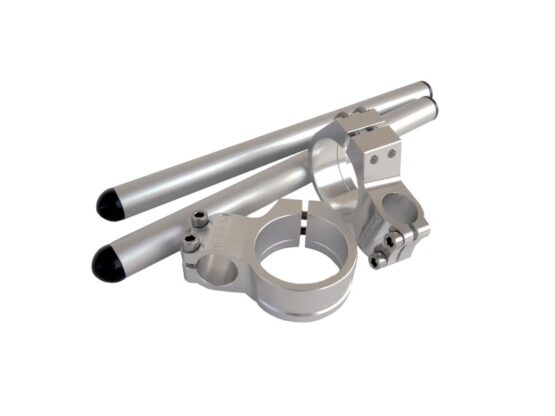 Vortex 45mm Clip Ons with Handlebars Silver 7 Degree Aluminum