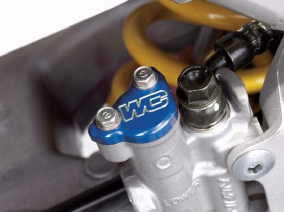 Works Connection Blue Rear Brake Reservoir Cap Fits Honda Kawasaki