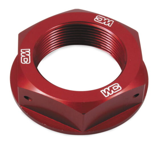 Works Connection Red Steering Stem Nut Anodized Fits Honda CR/CRF