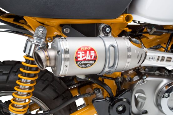 Yoshimura RS3 Stainless Full Exhaust Silver Fits 19-22 Honda Monkey