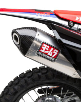 Yoshimura RS-4 Stainless Slip-On Exhaust Silver Fits 17+ CRF250L & Rally