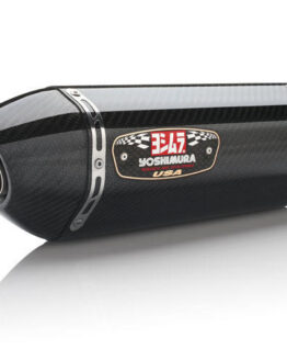 Yoshimura R77 Carbon Fiber Dual Slip-On Exhaust Black Fits 12-20 ZX14