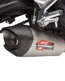 Yoshimura AT2 Race Stainless Full Exhaust Silver Fits 2021 Triumph Trident 660