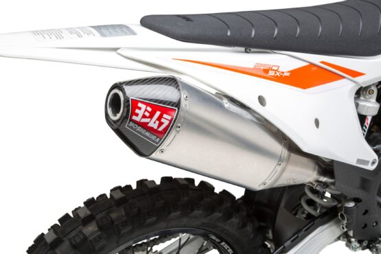 Yoshimura RS4 Aluminum Slip-On Exhaust Silver Fits 19-20 KTM/Husqvarna 250/350