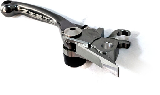 Zeta Pivot FP Forged Shorty Brake Lever Gray Fits KTM MX/Enduro Bikes - Image 2