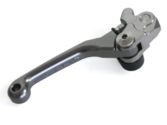 Zeta Pivot CP CNC Shorty Brake Lever Gray Anodized ZE41-3262